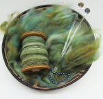 Handspun Hand Dyed Fibers from Lisa Souza