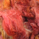 Hand Dyed Baby Camel Silk Fiber from Lisa Souza